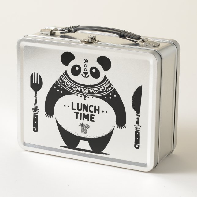 Panda Lunch Time Box - Fuel Your Fun (Front)