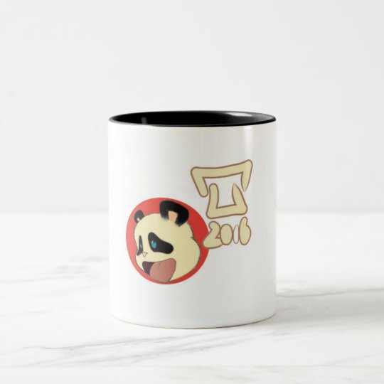 Panda lye-hung Two-Tone coffee mug