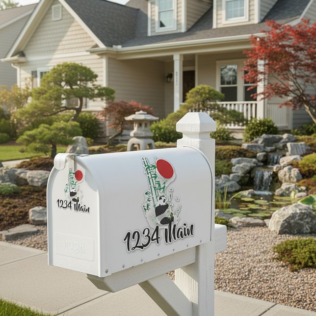 Panda mailbox sticker (Creator Uploaded)