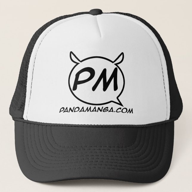 Panda Manga Trucker Hat (Front)