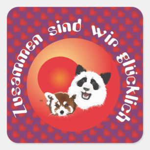 Panda Meeting stickers