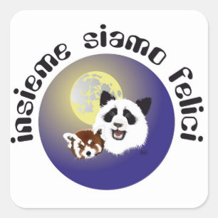 Panda Meeting stickers