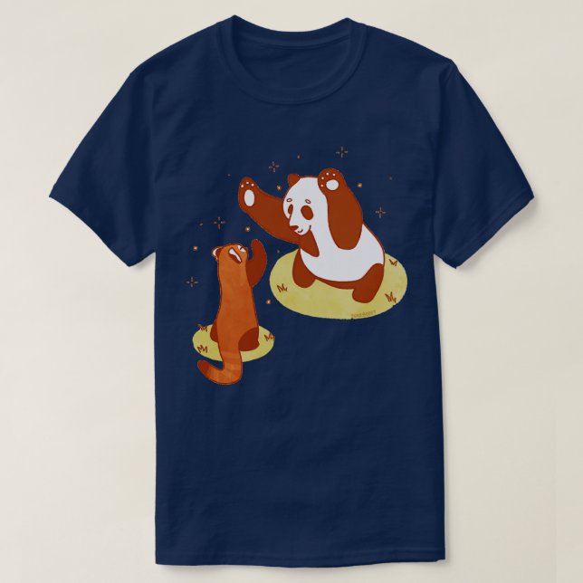 Panda Meets Panda T-Shirt (Design Front)
