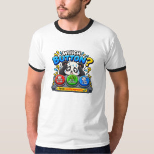 Panda Meme Funny Cute Panda Humour Design T-Shirt