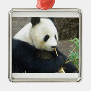 Panda Metal Tree Decoration