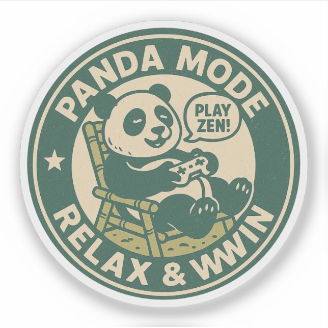Panda Mode Relax Win Gaming (Front)