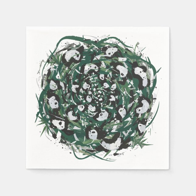 Panda-monium Napkin (Front)