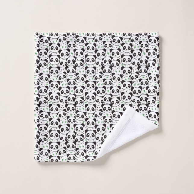 "Panda-monium Parade" Wash Cloth (Wash Cloth)