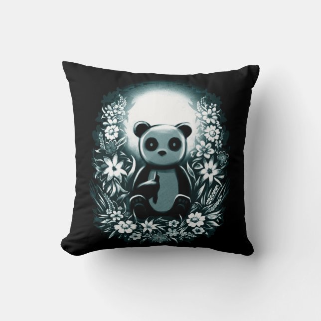 Panda Moon Cushion (Front)