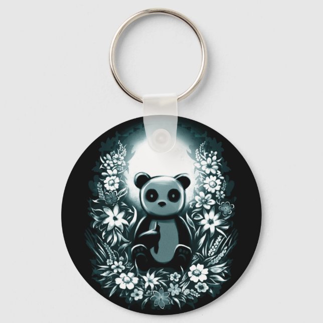 Panda Moon Key Ring (Front)