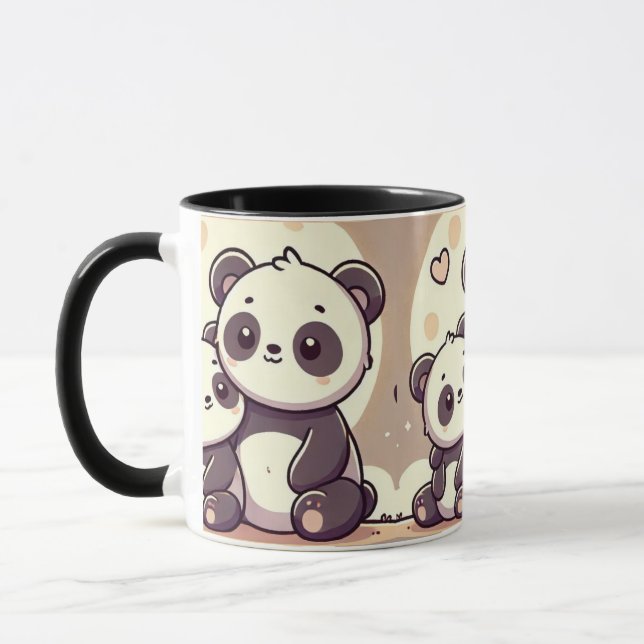 Panda Moonlight Love Mug (Left)