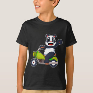 Panda Motorcycle T-Shirt