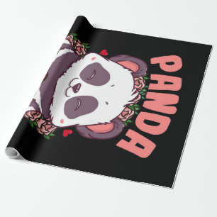 Panda Mum Gift For Owner Panda Mum Wrapping Paper