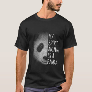 Panda My Spirit Animal Inspired Pencil Art Panda-B T-Shirt
