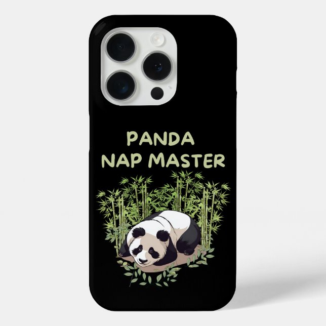 Panda Nap Master Case-Mate iPhone Case (Back)