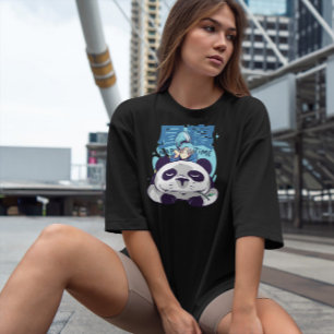 Panda Nap Time Anime  T-Shirt