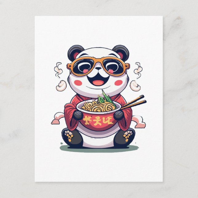 Panda Noodles Enclosure Card (Front)