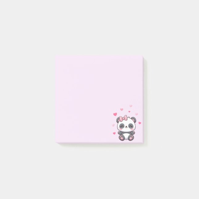 Panda Notas Post-It Notes (Front)