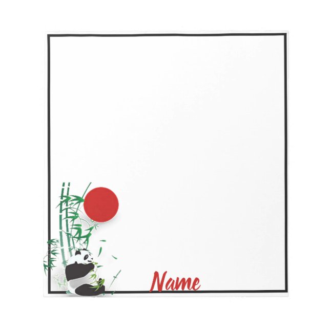 Panda   notepad (Front)