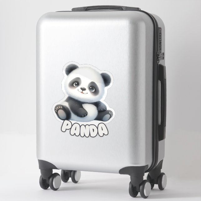 PANDA - NURSERY STICKER (Suitcase)