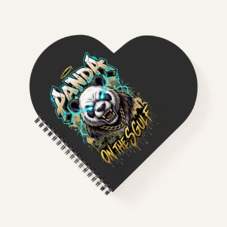 Panda on the Gulf - Edgy Urban Streetwear Graphic Notebook