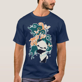 Panda Origami Cute Bear Babutterfly T-Shirt