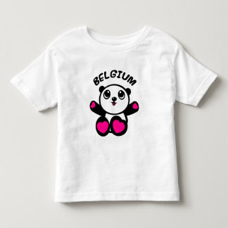 Panda Panda Belgium Toddler T-Shirt