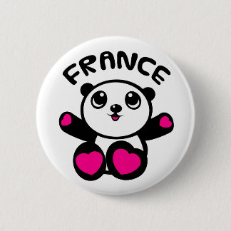 Panda Panda France 6 Cm Round Badge