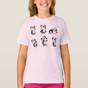 panda,panda shirt,shirt (garment),t-shirt de panda T-Shirt
