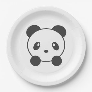 Panda Paper Plate