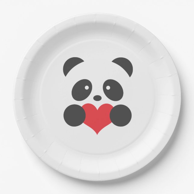 Panda paper plates (Front)