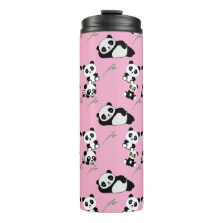 Panda Paradise Water Bottle: Fun and Safe Sips for Thermal Tumbler