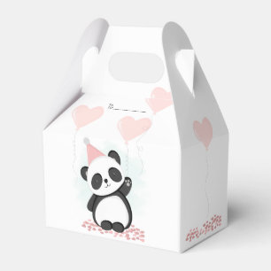Panda Party Favour Box
