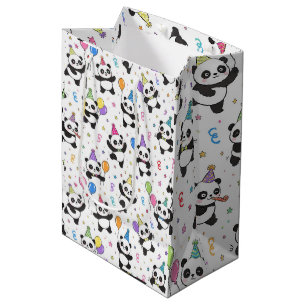 Panda Party Medium Gift Bag