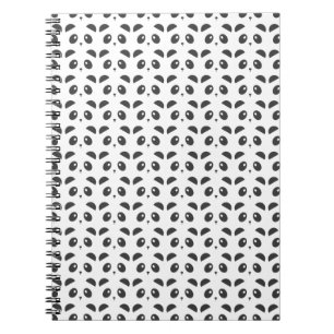 Panda Pattern Notebook