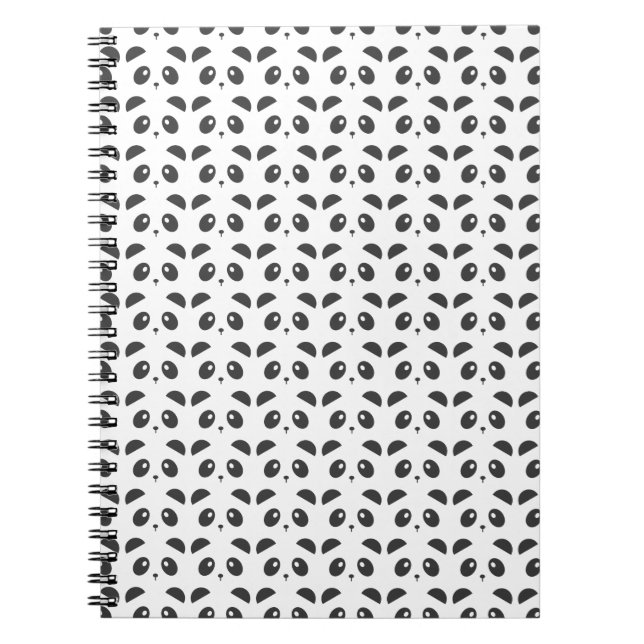 Panda Pattern Notebook (Front)