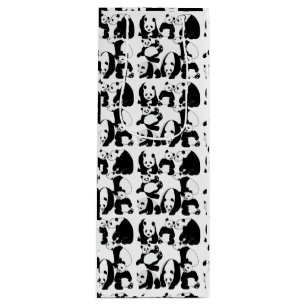 Panda pattern White BG Wine Gift Bag