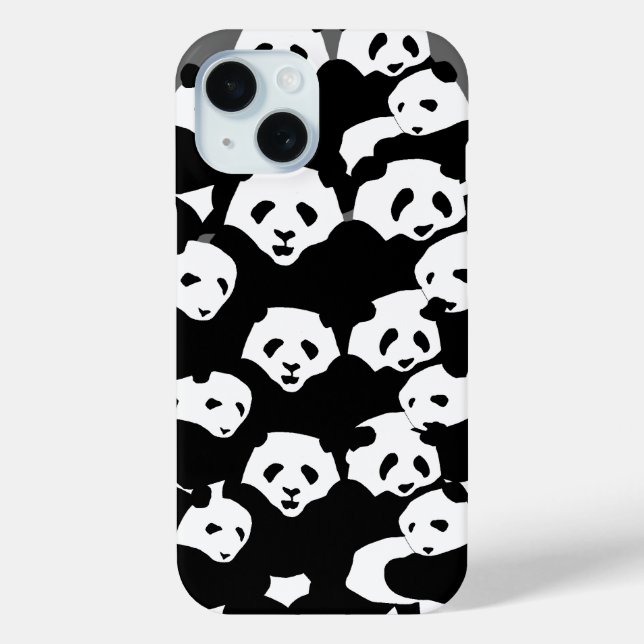 panda patterned Case-Mate iPhone case (Back)