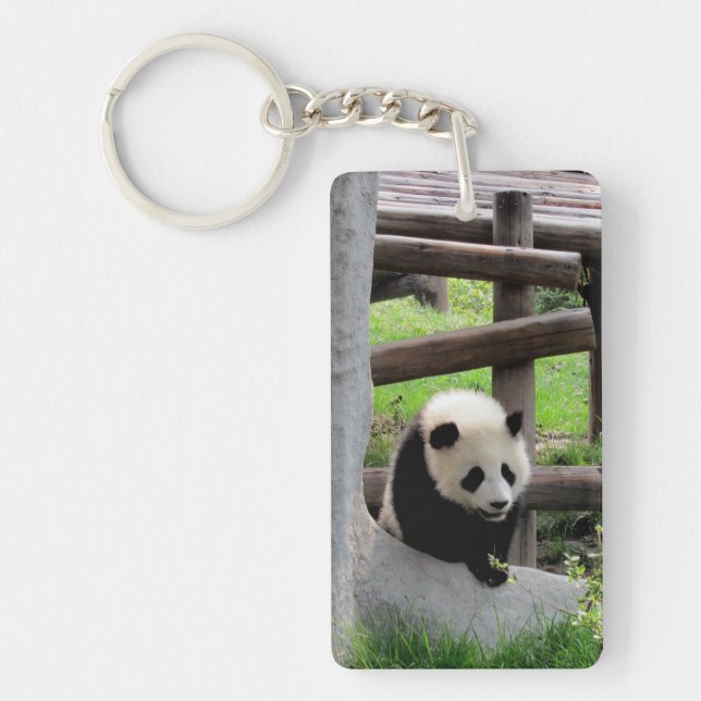 Panda Photograph Key Ring (Front)