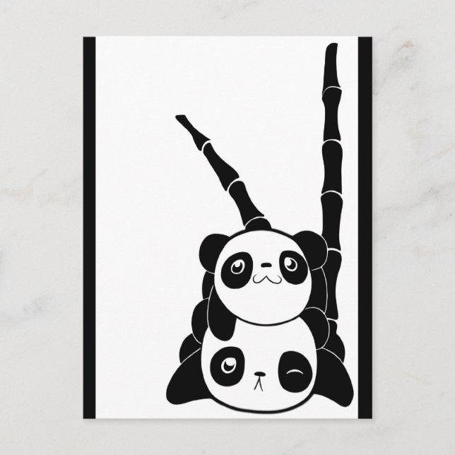Panda Pile Postcard (Front)