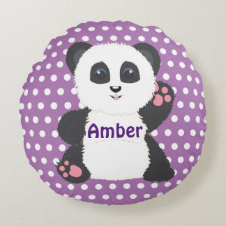 Panda pillow for nursery or kids room