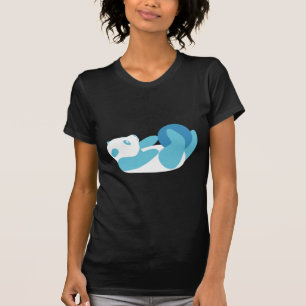 Panda Playing (Blue) T-Shirt