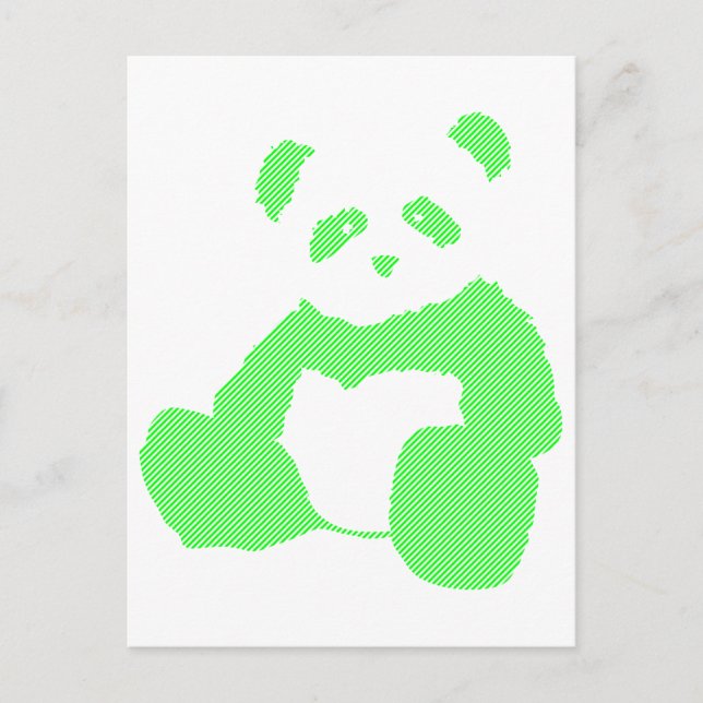 panda plush postcard (Front)