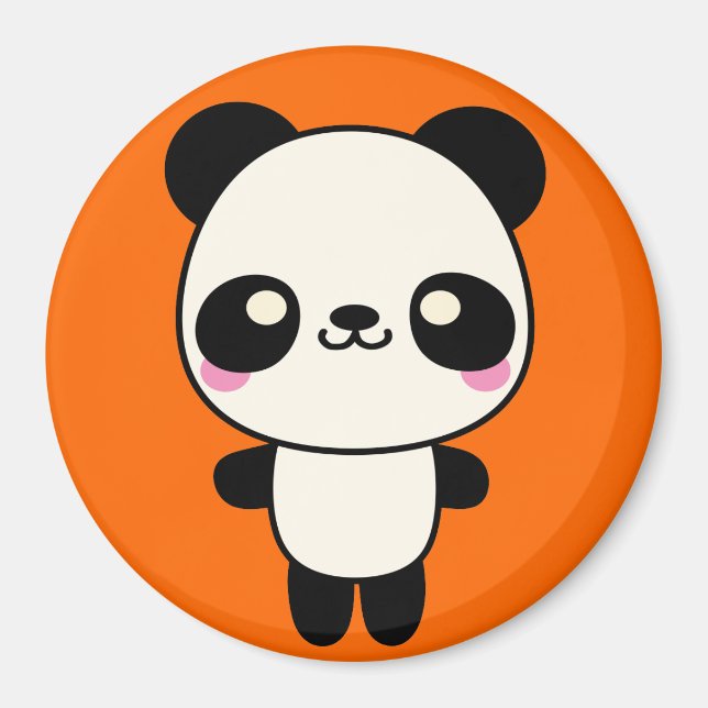 Panda Plushie Magnet (Front)