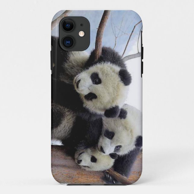 Panda Pod Case-Mate iPhone Case (Back)