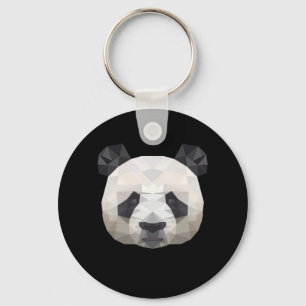 Panda Polygonal Key Ring