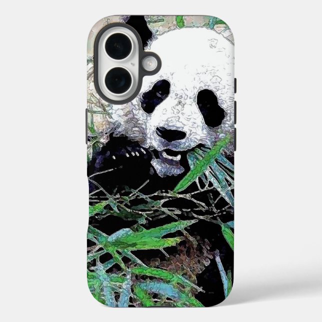 Panda Pop Art Case-Mate iPhone Case (Back)