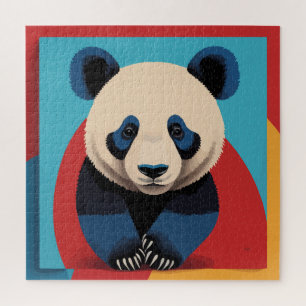 Panda pop art  jigsaw puzzle