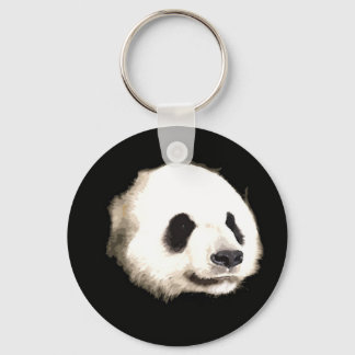 Panda Pop Art Key Ring