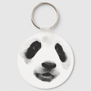 Panda Pop Art Key Ring